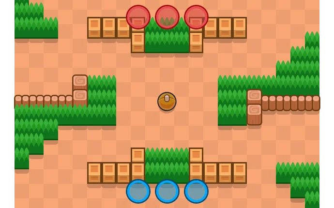 Mapa Pintando o pinball Brawl Stars