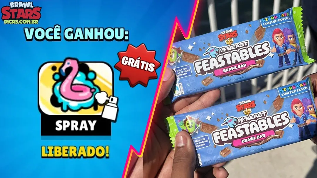 Spray da Boia Flamingo Grátis no Brawl Stars