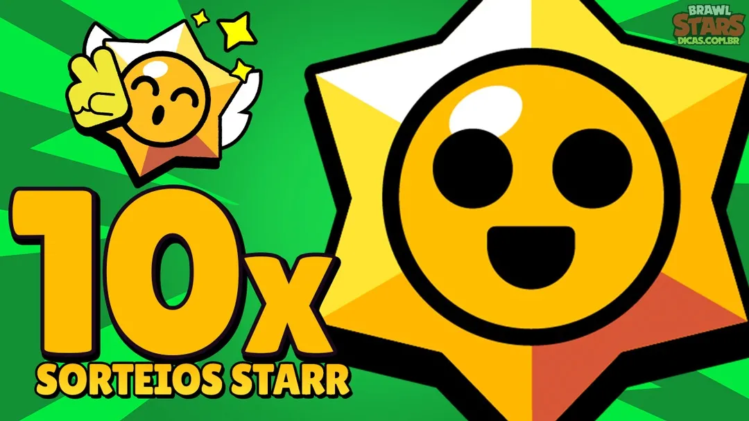 10x Sorteios Starr Grátis no Brawl Stars: Resgate Agora!