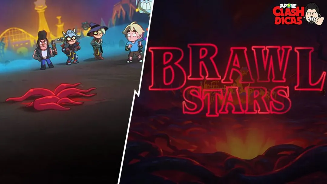 Brawl Stars x Stranger Things anunciam parceria histórica!