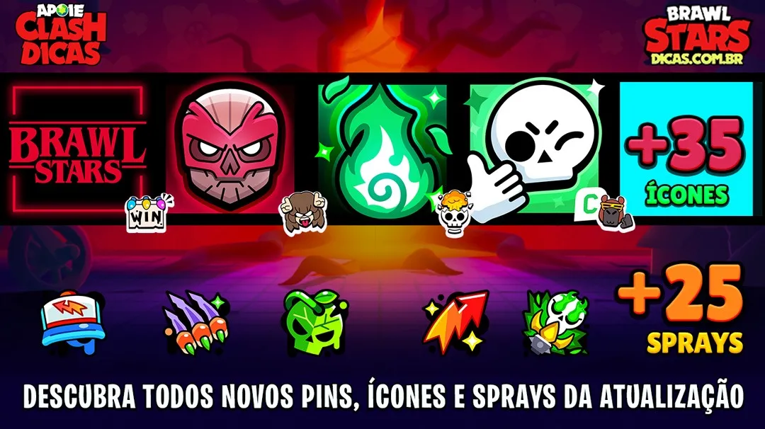 Cosméticos Stranger Things, Robôs e Gigi na Atualização!