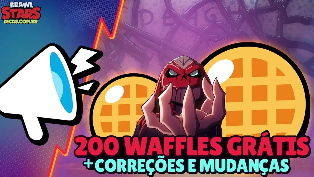 200 Waffles Grátis + Bugs Corrigidos na Manutenção