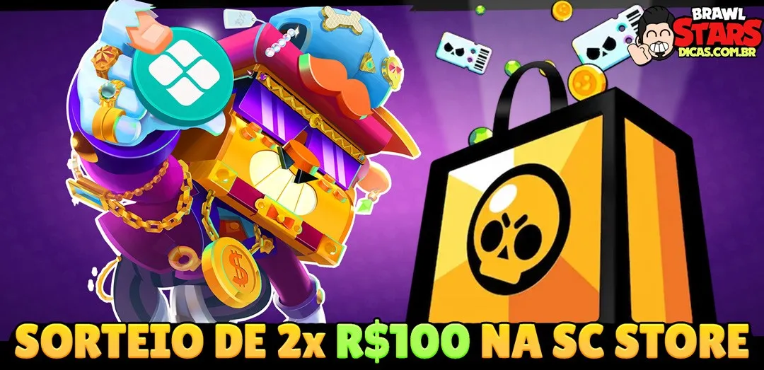 Ganhar PIX pra gastar na Supercell Store de Brawl Stars