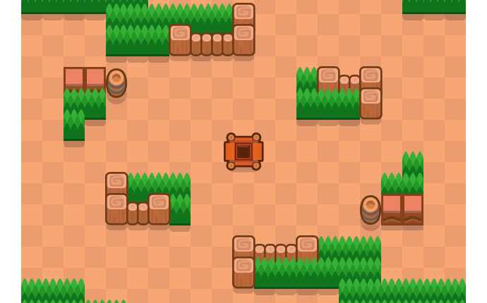 Mapa Arapuca Mortal do Pique Gemas Brawl Stars