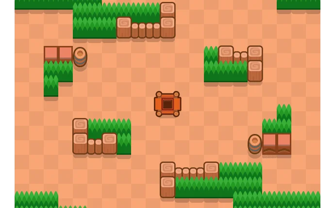 Mapa Arapuca Mortal do Pique Gemas Brawl Stars