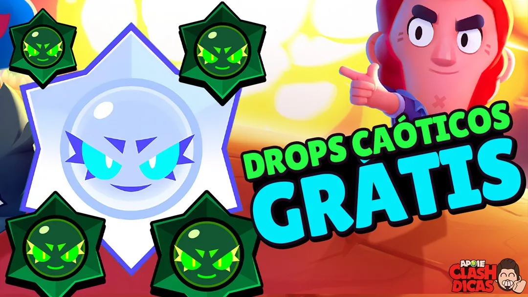 Resgate Secreto: 5 Sorteios Caóticos Grátis no Brawl Stars!