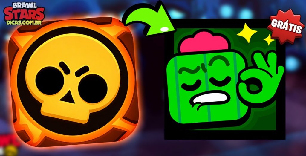Ícone Grátis Spike "Perfect" no Brawl Stars — Resgate Agora