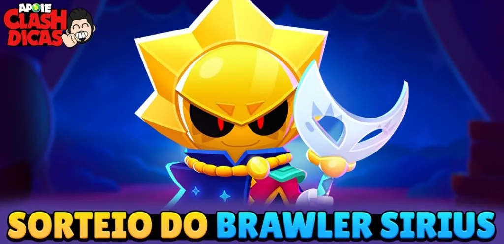 Sorteio do Brawler Sirius no Discord