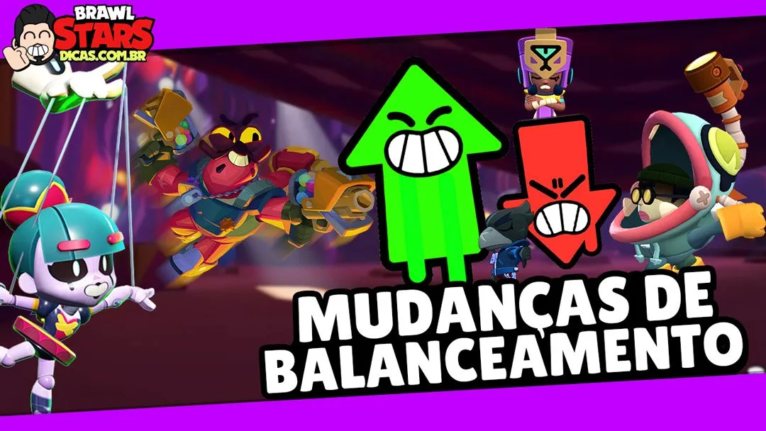 Novo Balanceamento no Brawl Stars: Clancy e Gigi Fortes, Najia e Corvo Nerfados!