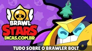 Bolt, novo Brawler épico de Brawl Stars, em pose de velocidade e impacto.