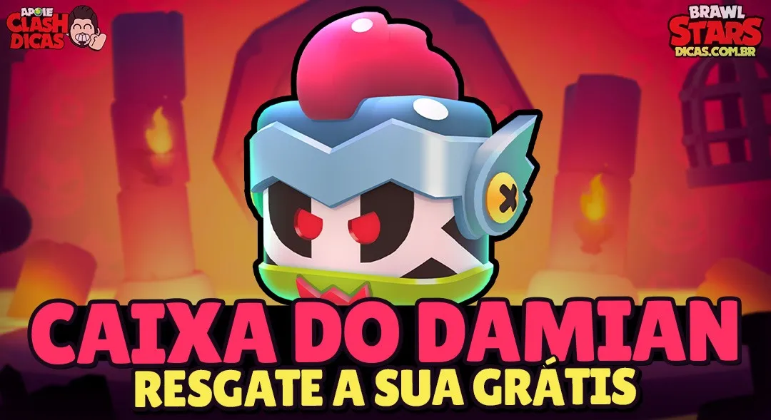 Ganhe a Caixa do Damian grátis no Brawl Stars