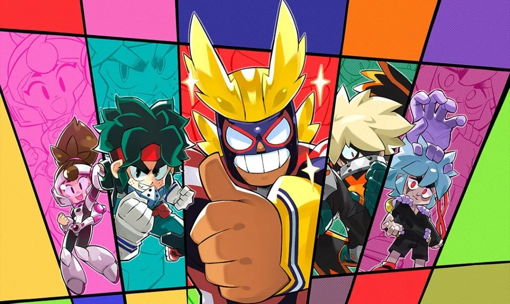 Tela de carregamento My Hero Academia