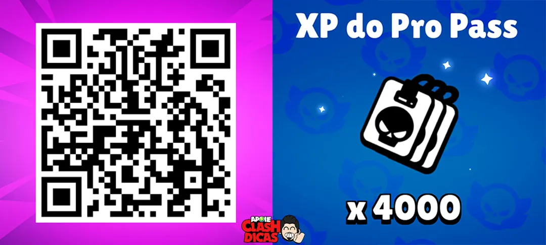 Resgate 4.000 XP do Pro Pass Agora no Brawl Stars