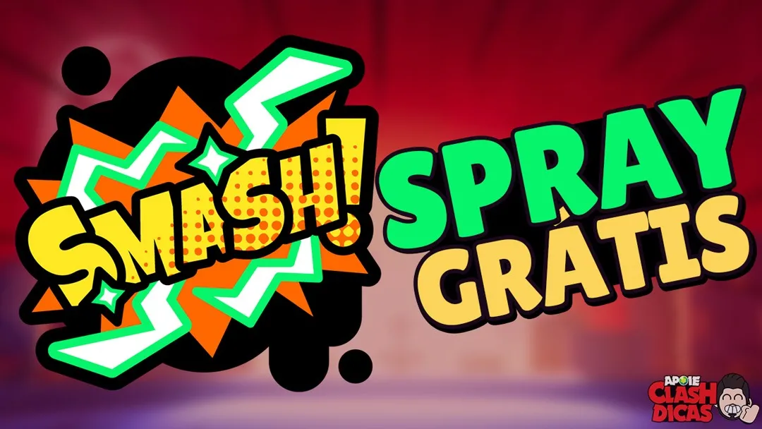 Spray Anime Smash grátis já disponível no Brawl Stars