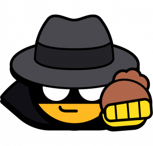 Pin do Bandido Misterioso do Brawl Stars