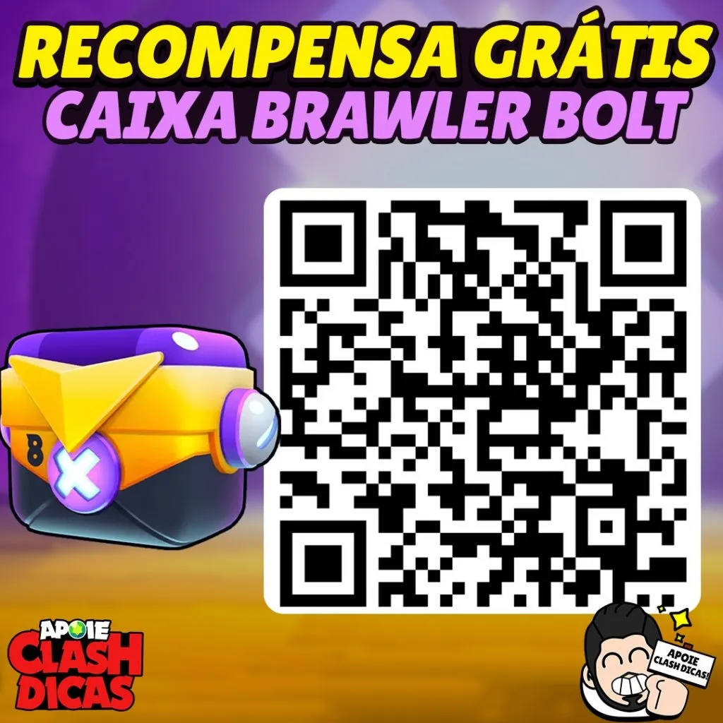QR Code de resgate Caixa Bolt Grátis Caixa Bolt Grátis QR Code