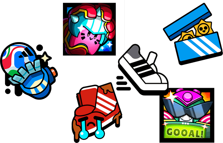 Voucher adidas Starr Cup Voucher do kit adidas Starr Cup grátis no Brawl Stars
