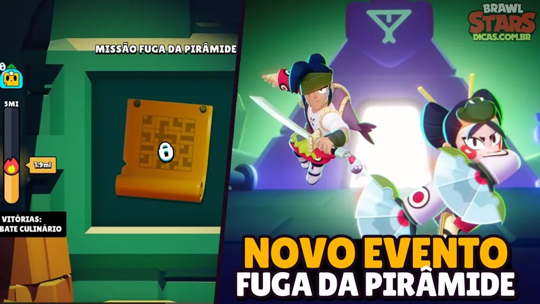 Fuga da Pirâmide Brawl Stars