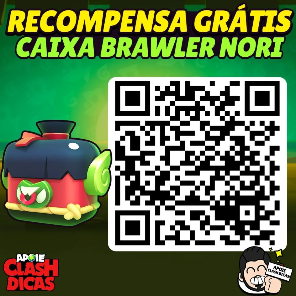 QR Code de resgate Caixa Nori Grátis Caixa Nori Grátis QR Code