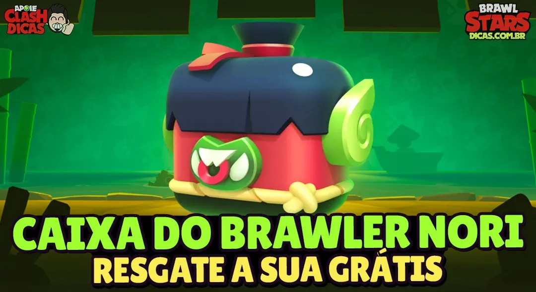 Caixa Nori grátis já está disponível no Brawl Stars