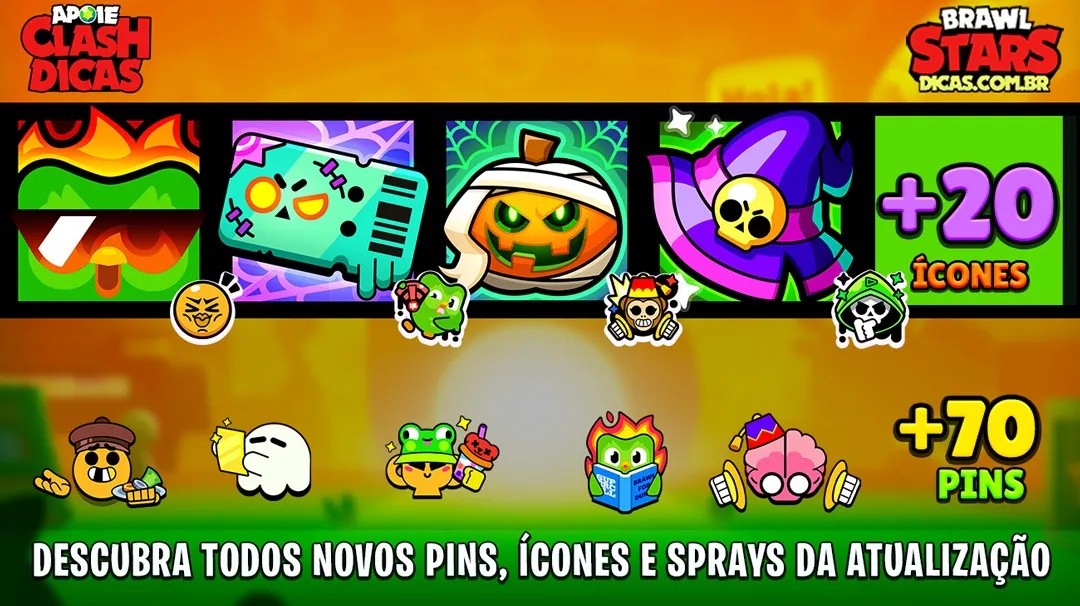 Cosméticos Setembro 2026 Brawl Stars