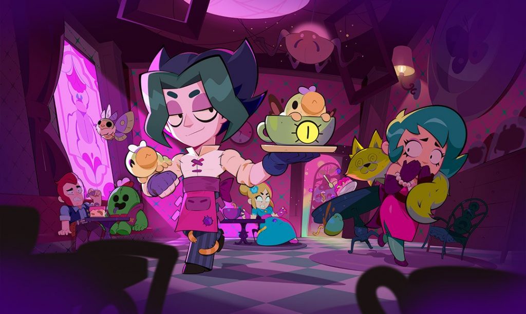 Tela de carregamento do Vince, novo Brawler mítico do Café Criaturas