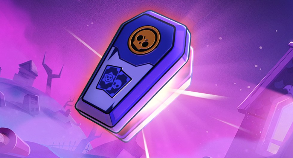 Caixões misteriosos do Mortuário do Mortis no CreatorCoffins Caixões do evento CreatorCoffins com presentes físicos para criadores de Brawl Stars